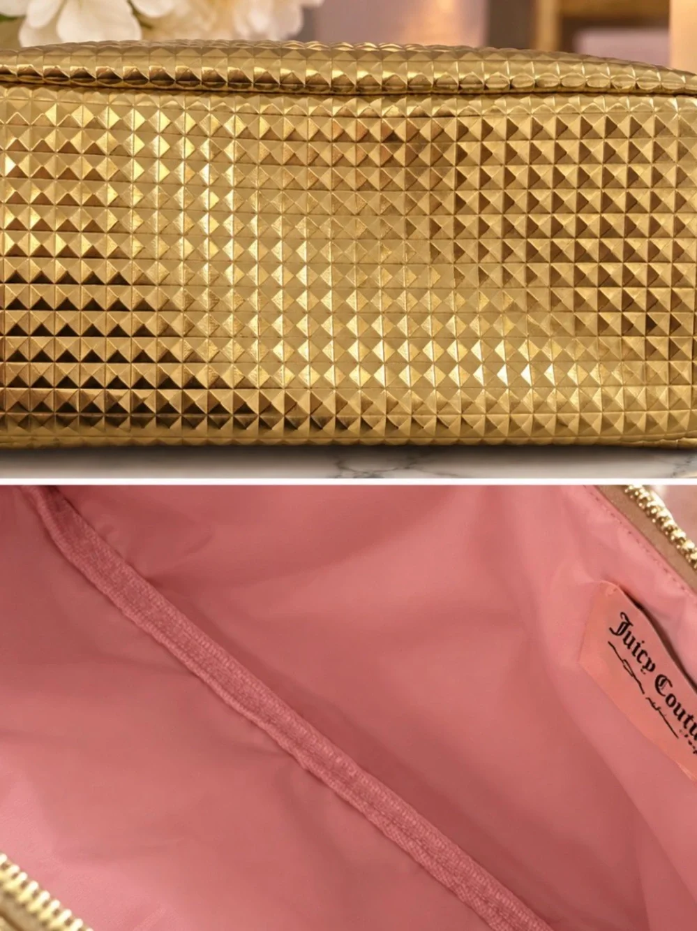 Juicy Couture shiny gold